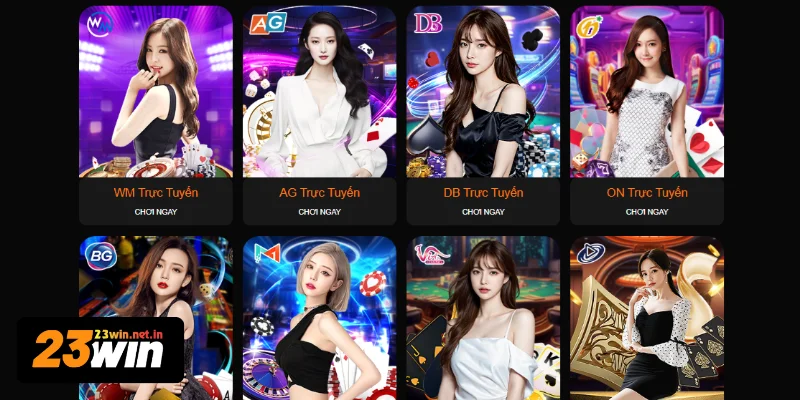 Casino 23WIN hợp tác cùng nhà cung cấp game xanh chín