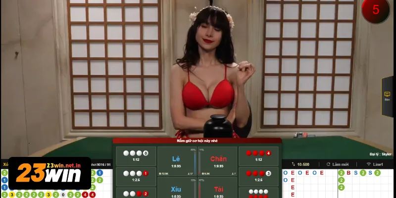 Casino 23WIN nổi bật với bạn cược xóc đĩa hiện đại