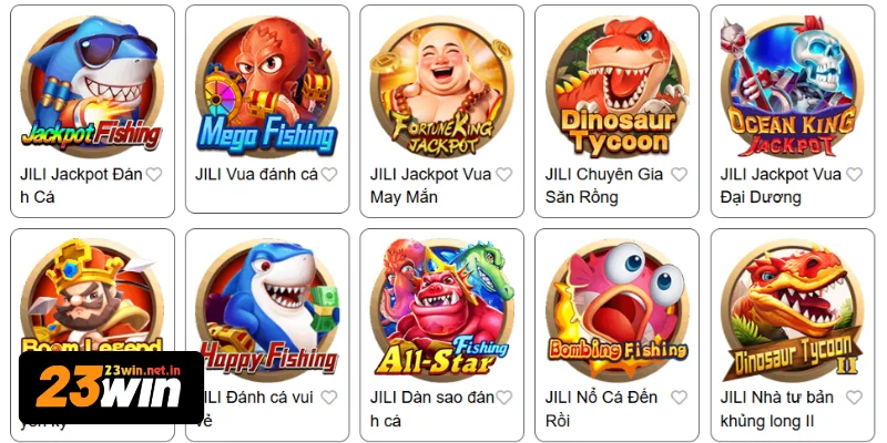 Hiệu ứng chân thật tại sản phẩm bắn cá 23WIN