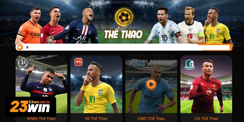 Thể thao 23WIN được nhà cái cập nhật trên giao diện
