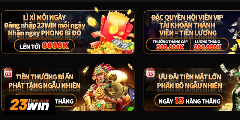 Tìm hiểu về chương trình khuyến mãi 23WIN
